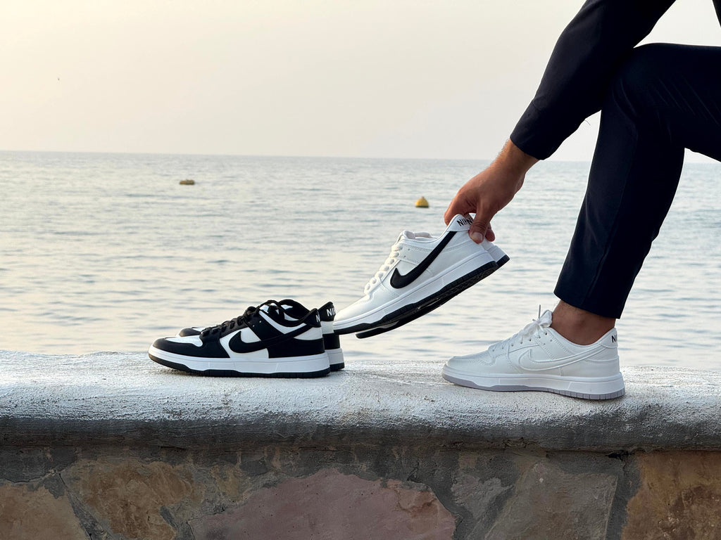 nike air force low white/black