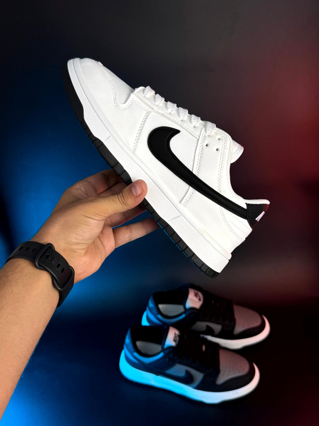 Nike dunk low white new version